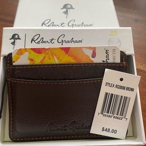 New with tags leather Robert Graham wallet